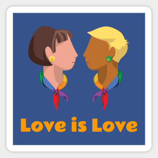 Love is Love Pride Rainbow Magnet